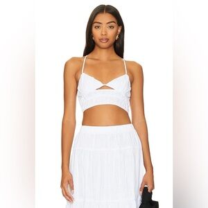 NWT SNDYS White Talia Top Sold Out Size Medium